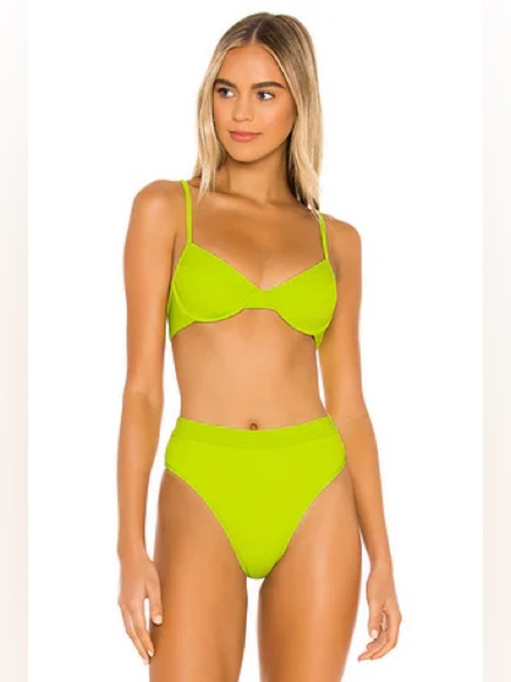 🍋‍🟩LIME RETRO 90’s NEON BIKINI